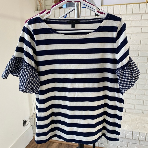 J. Crew bell sleeve top - Picture 1 of 1